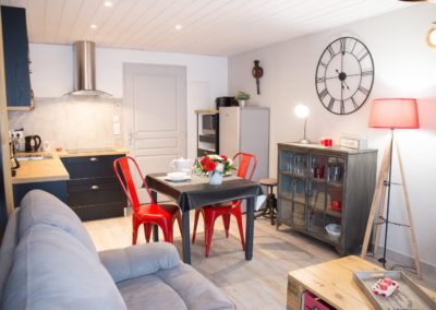 pièce de vie le gîte le loft saint gilles croix de vie